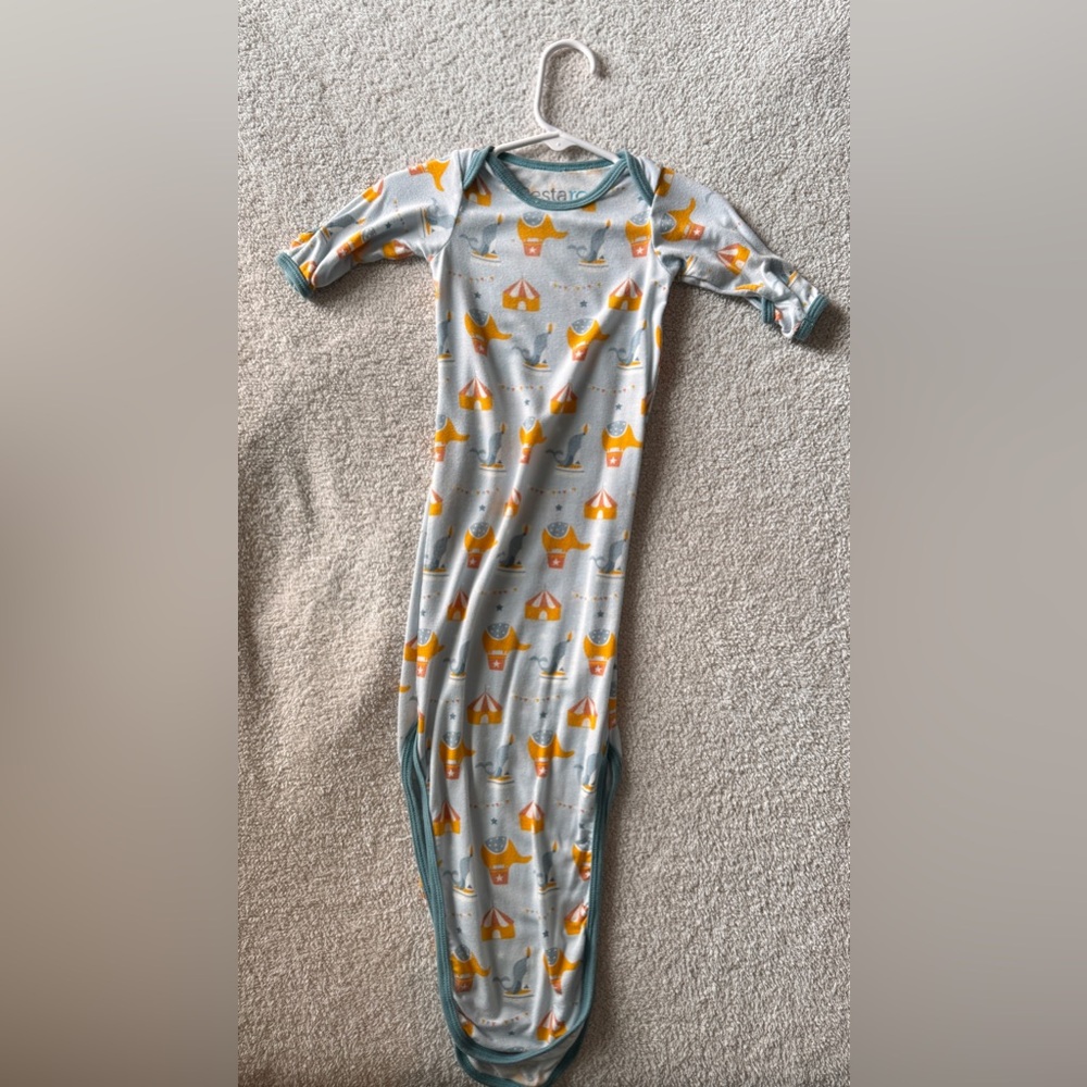 Bestaroo Gown, 0-3, knotted gown, circus